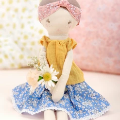 Albetta Flower Florence Linen Doll