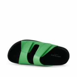 Shoe The Bear Fern Velcro Leather Sandal Green