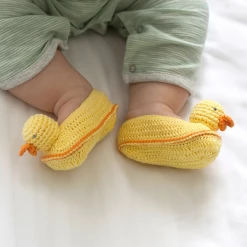 Albetta Crochet Baby Duck Booties