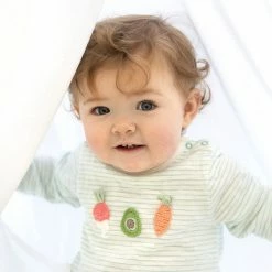 Albetta Crochet 3 Mini Veggies Babygrow