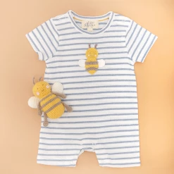 Albetta Crochet Bee Romper