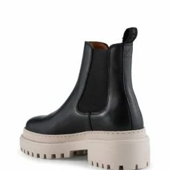 Shoe The Bear Iona Chelsea Boot Black/Beige 9 Shoe The Bear Iona Chelsea Boot Black/Beige