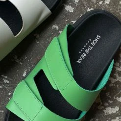 Shoe The Bear Fern Leather Sandals - Green