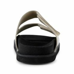 Shoe The Bear Fern Velcro Leather Sandal Off White