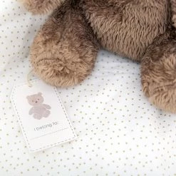 Albetta Cute Brown Bear Fur Toy