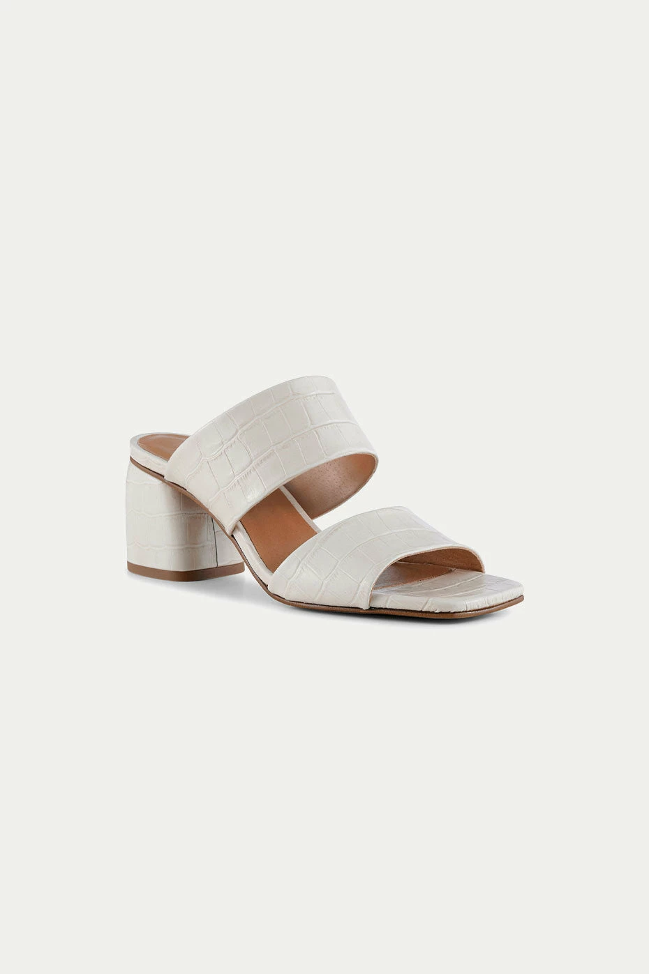 Shoe The Bear Off White Croco Runa Mule 4 Shoe The Bear Off White Croco Runa Mule