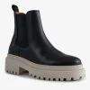 Shoe The Bear Iona Chelsea Boots Black Beige
