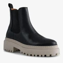Shoe The Bear Iona Chelsea Boots Black Beige