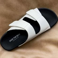 Shoe The Bear Fern Velcro Off White Sandals