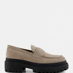 Shoe The Bear Iona Saddle Loafer Taupe