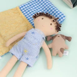 Albetta Boy Doll Toy and His Dog