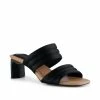 Shoe The Bear Sylvi Padded Strap Heels - Black Satin