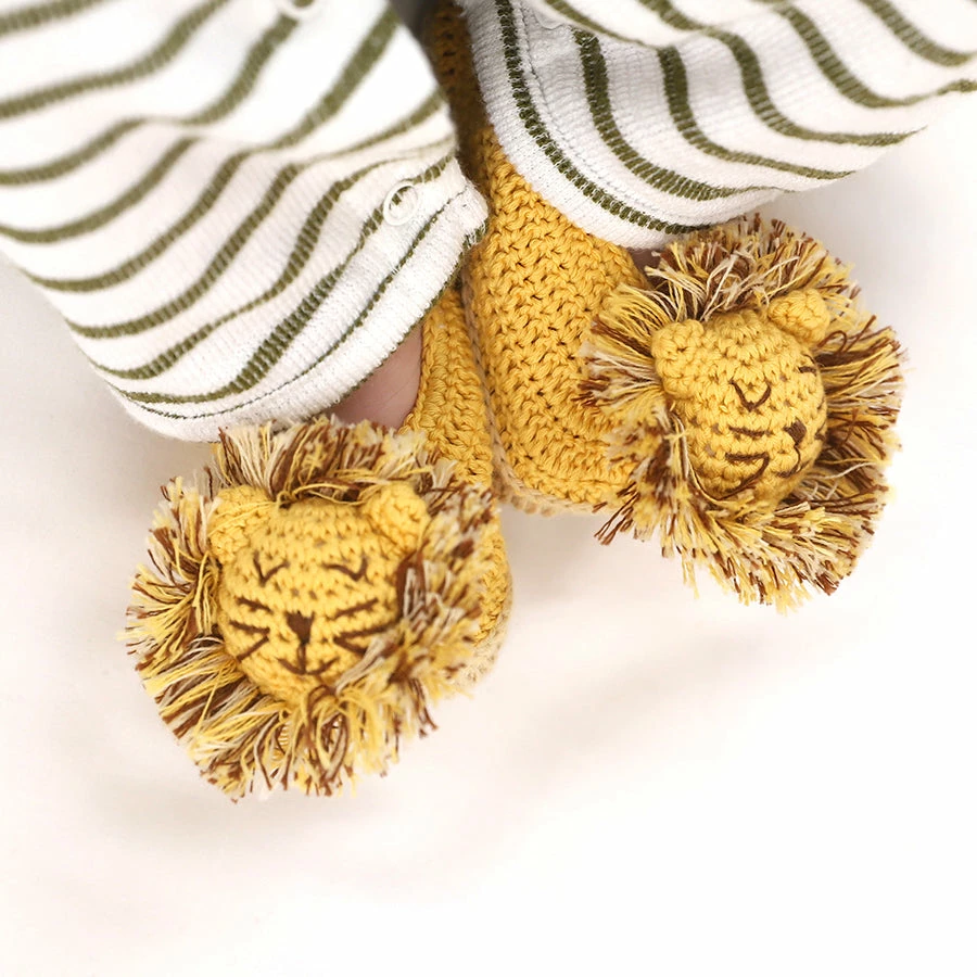 Albetta Crochet Leo Lion Booties 3 Albetta Crochet Leo Lion Booties