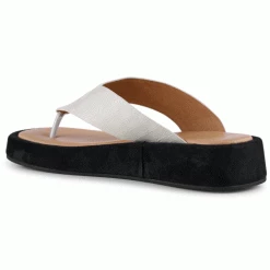 Shoe The Bear Astrid White Croc Sandals