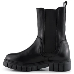 Shoe The Bear Rebel Chelsea High Black Leather Boot