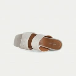 Shoe The Bear Off White Croco Runa Mule