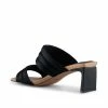 Shoe The Bear Slyvi Padded Strap Heel - Black Satin 2 Shoe The Bear Slyvi Padded Strap Heel - Black Satin