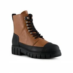 Shoe The Bear Tan Rebel Long Lace Boot
