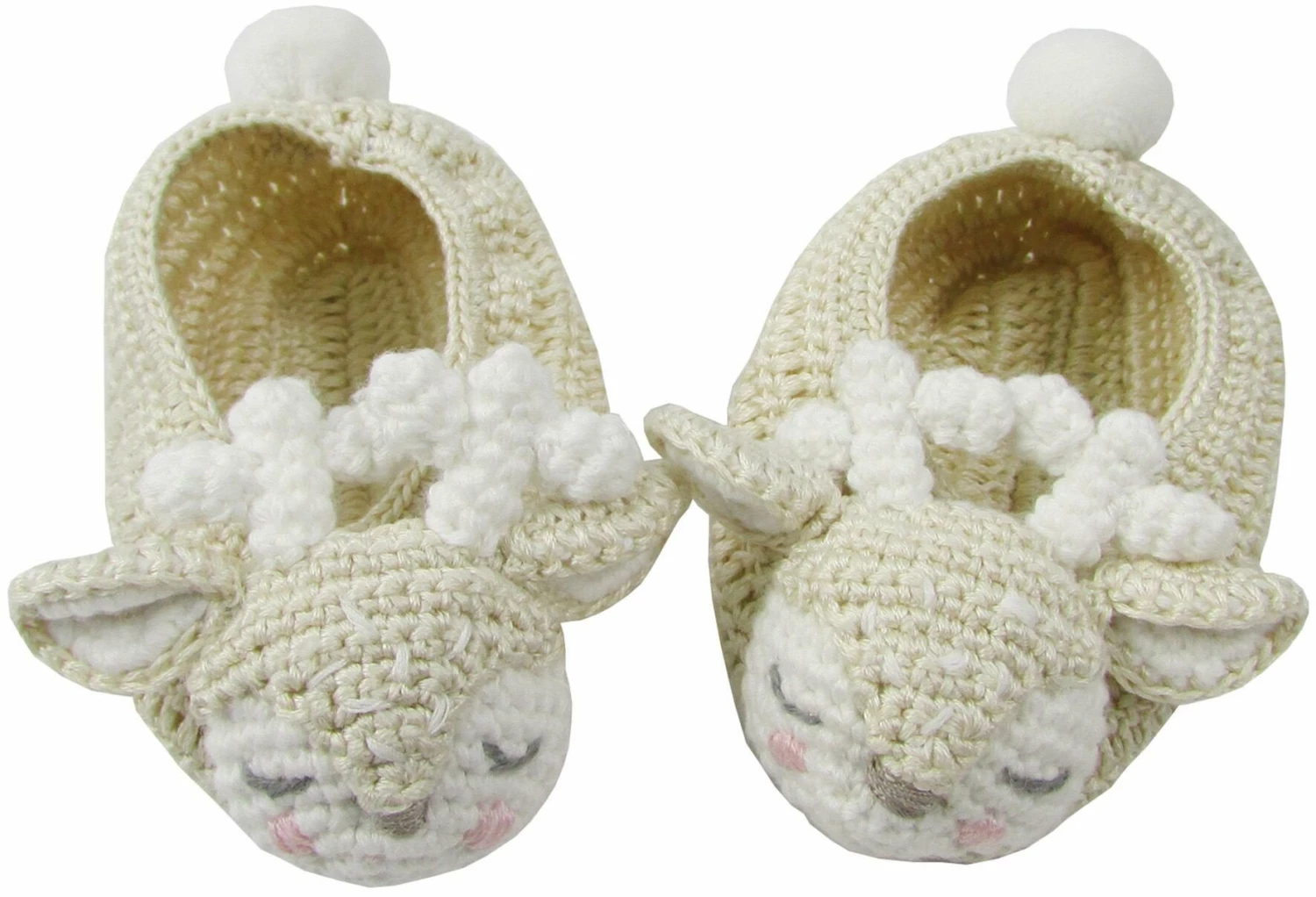 Albetta Babbucce Neonato In Maglia Cerbiatto 3 Albetta Babbucce Neonato In Maglia Cerbiatto