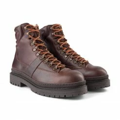 Shoe The Bear Brown Arvid Leather Boot