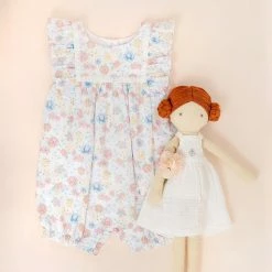 Albetta Floral Lace Romper