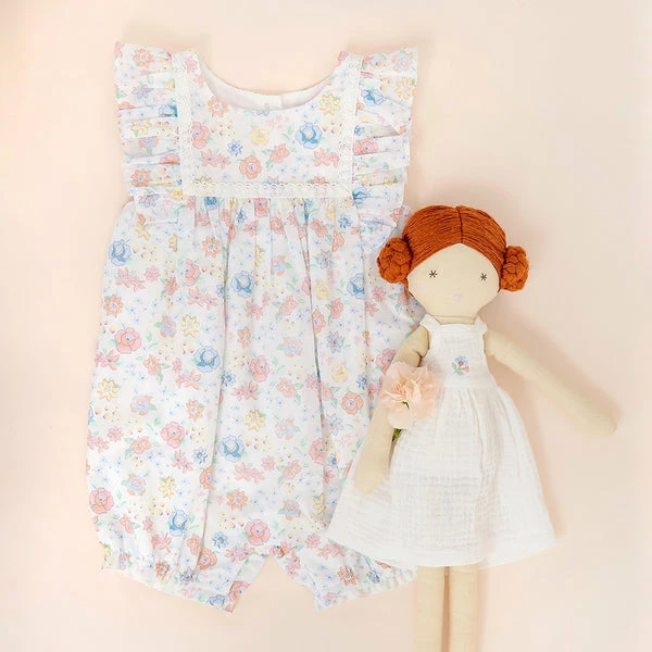 Albetta Floral Lace Romper 3 Albetta Floral Lace Romper