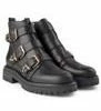 Shoe The Bear Franka Strappy Boots in Black Leather