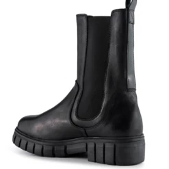 Shoe The Bear Rebel Chelsea High Black Leather Boot