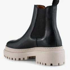 Shoe The Bear Iona Chelsea Boots Black Beige