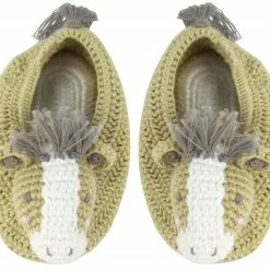 Albetta Babbucce Neonato In Maglia Cavallo
