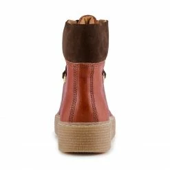 Shoe The Bear Red Brown Agda Boot