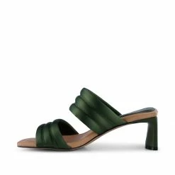 Shoe The Bear Sylvi Padded Strap In Moss Green
