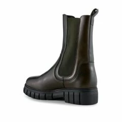 Shoe The Bear Rebel Chelsea High Leather Boot Khaki