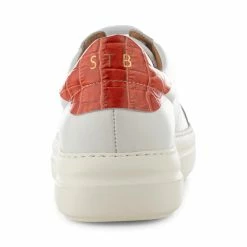 Shoe The Bear Valda Lace Trainer - White / Red