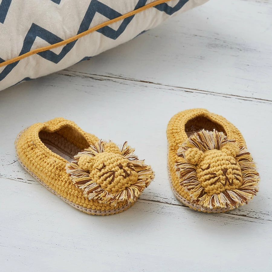 Albetta Crochet Leo Lion Booties 4 Albetta Crochet Leo Lion Booties