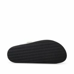 Shoe The Bear Fern Velcro Leather Sandal Off White