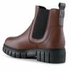 Shoe The Bear Rebel Chelsea Warm Leather Low Dark Brown Boot