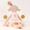 Albetta 1st Birthday Jersey Doll 2 Albetta 1st Birthday Jersey Doll