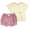 Albetta Pink Primrose Top Towelling Shorts Set 1 Albetta Pink Primrose Top Towelling Shorts Set