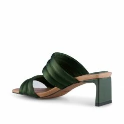 Shoe The Bear Sylvi Padded Strap In Moss Green