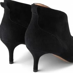 Shoe The Bear Black Suede Valentine Low Cut Boot