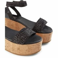 Shoe The Bear Begonia Ankle Sandals in Black