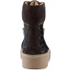 Shoe The Bear Agda Grey Leopard Boots