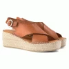 Shoe The Bear Orchid Tan Wedge Sandal