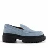 Shoe The Bear Baby Blue Iona Saddle Loafers