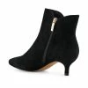 Shoe The Bear Saga Zip Boot In Black Suede