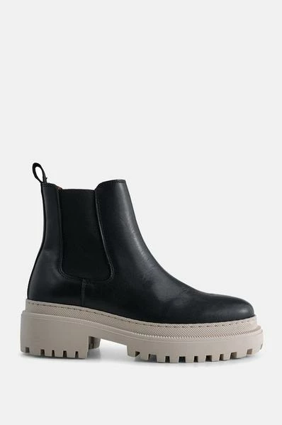 Shoe The Bear Iona Chelsea Boot Black/Beige 7 Shoe The Bear Iona Chelsea Boot Black/Beige