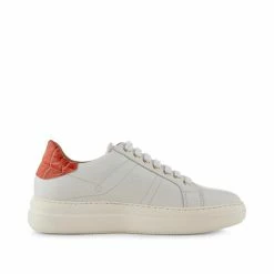 Shoe The Bear Valda Lace Trainer - White / Red
