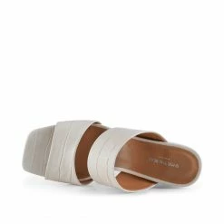 Shoe The Bear Off White Croco STB2086 Runa Mule