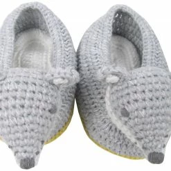 Albetta Babbucce Neonato In Maglia Topolino